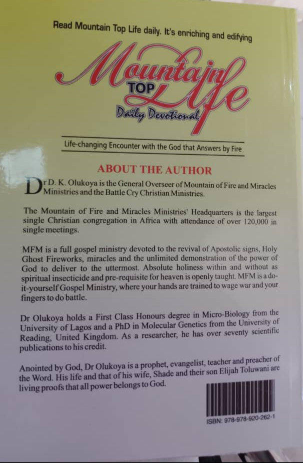 Mountain Top Life Daily Devotional 2024