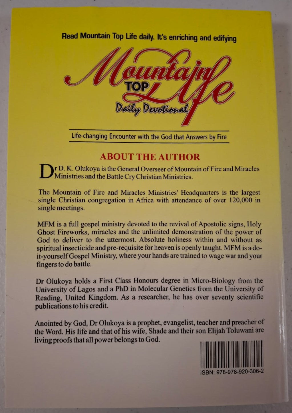 Mountain Top Life Daily Devotional Vol. 11 2026