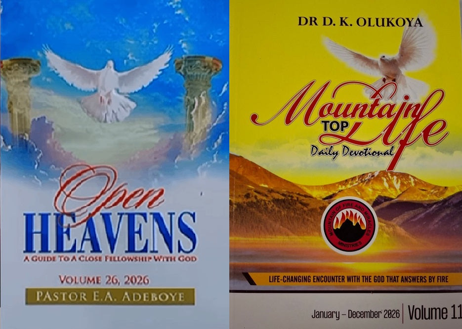 Open Heavens 2026 and Mountain Top Life Daily Devotional 2026 Combo