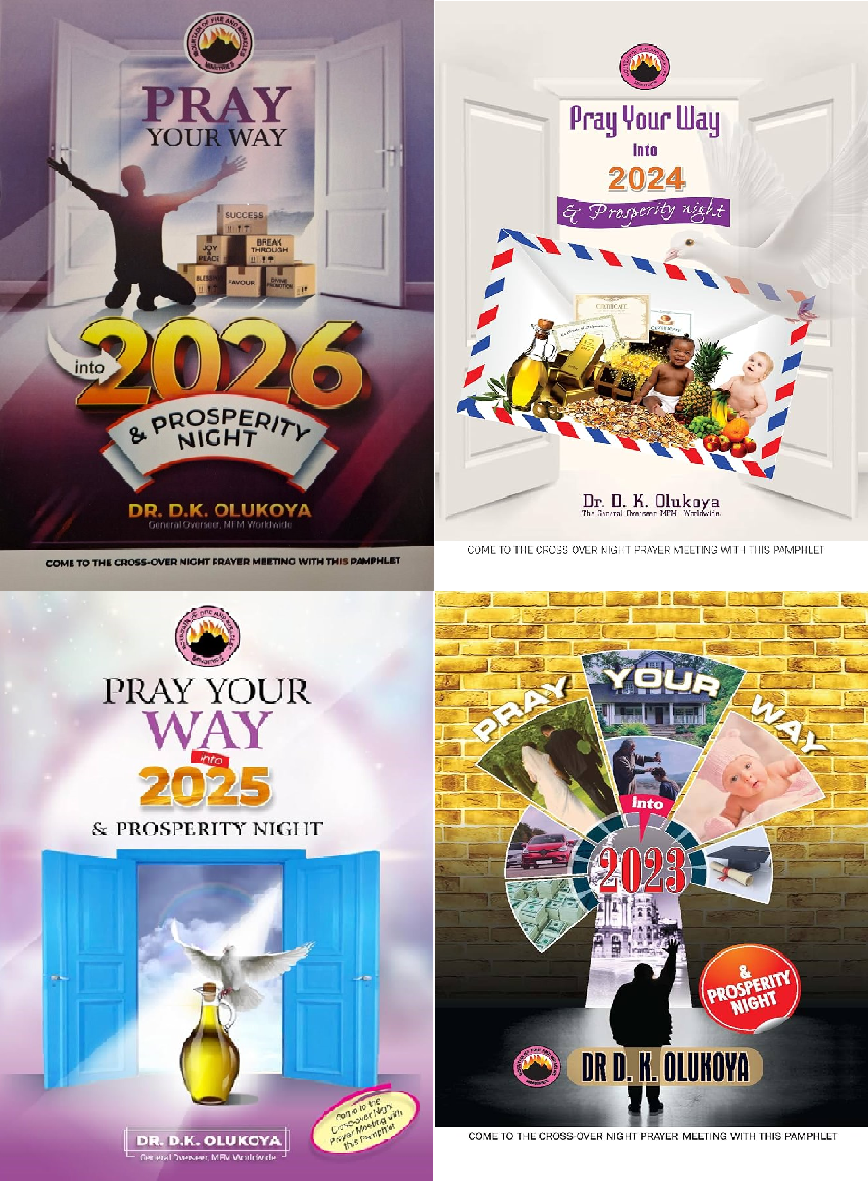 Pray Your Way into 2026, 2025, 2024, & 2023 Combo