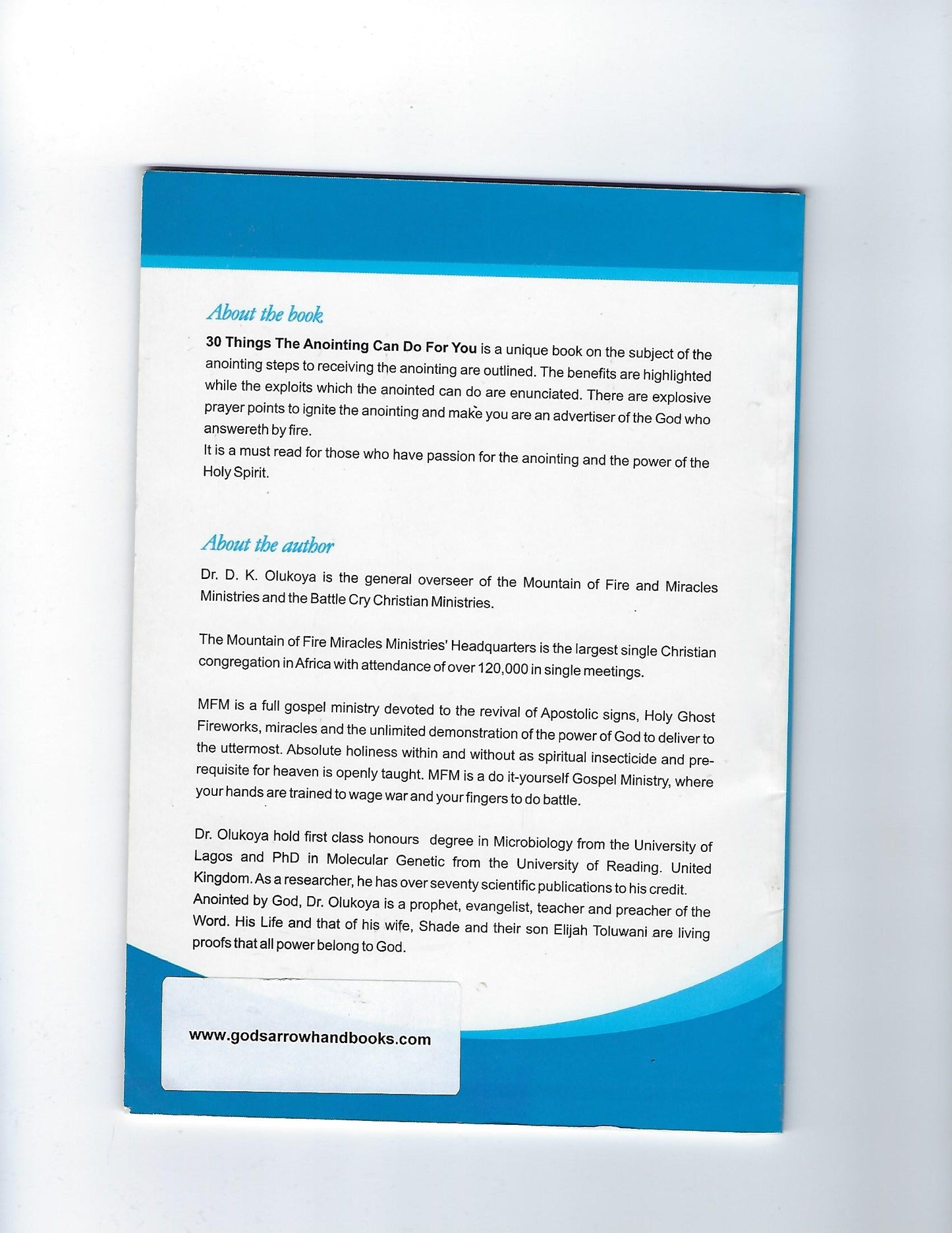 30 Things The Anointing Can Do For You