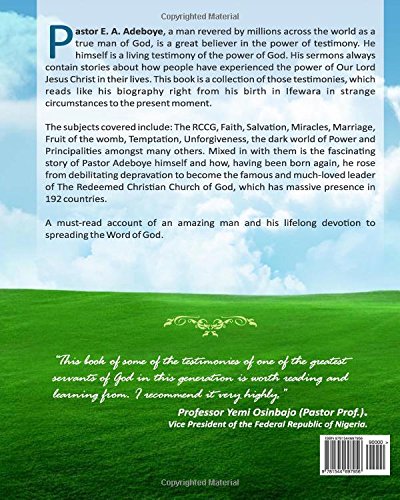 Stories of Pastor E. A. Adeboye: The Power of Testimony