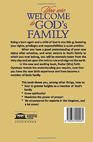 You are Welcome to God's Family