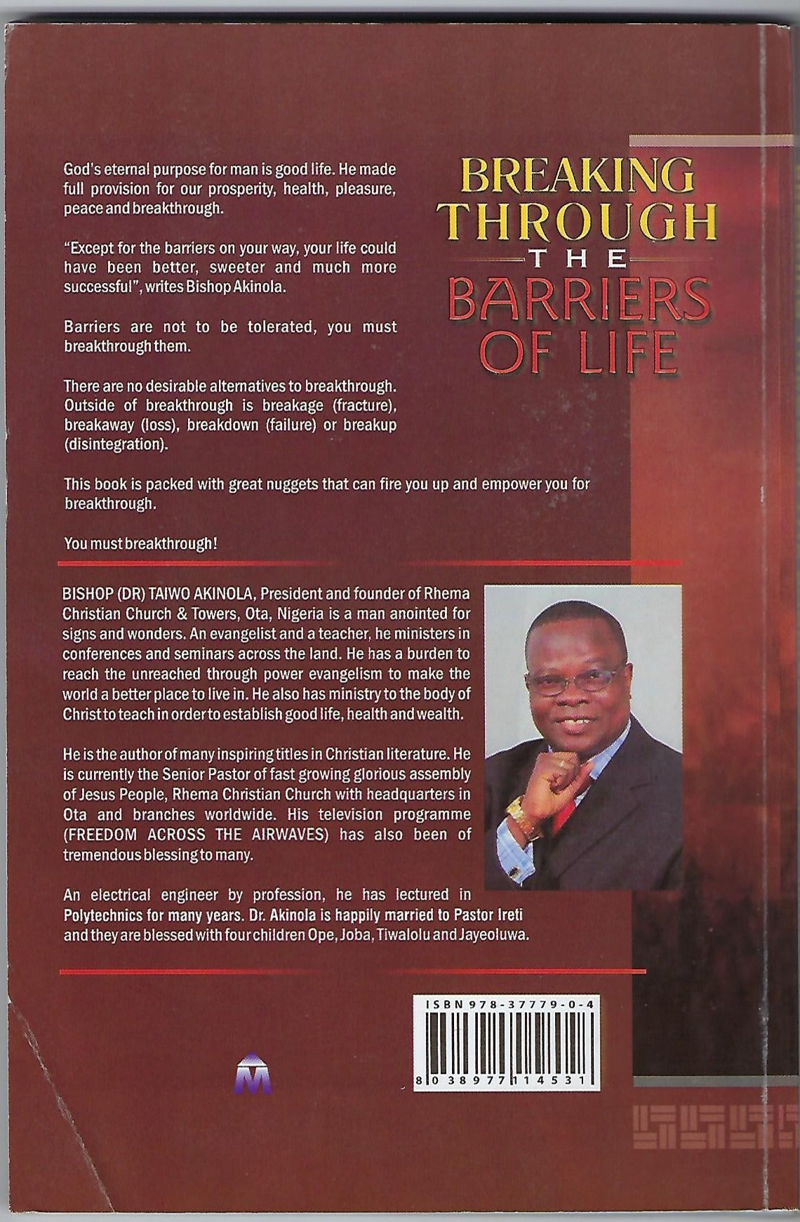 Breaking Through the Barriers of Life