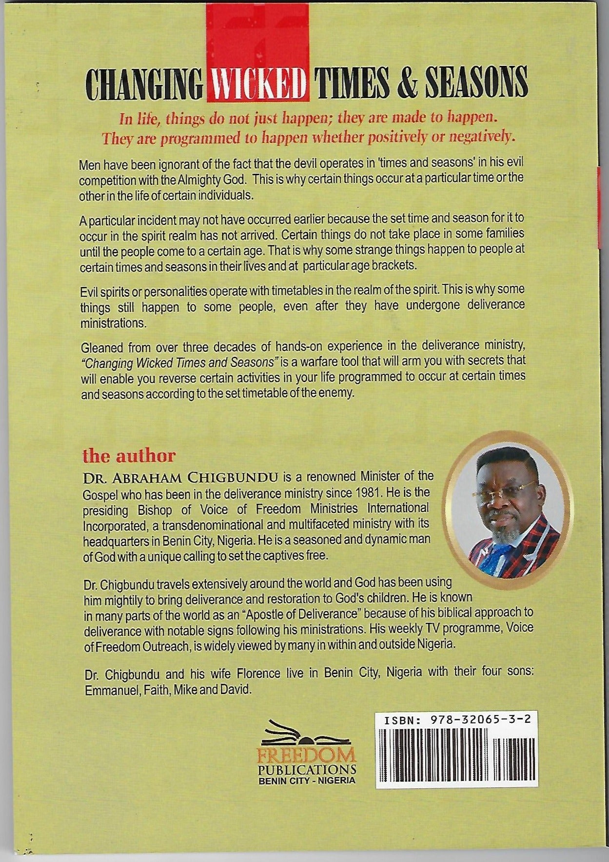 Changing Wicked Times & Seasons