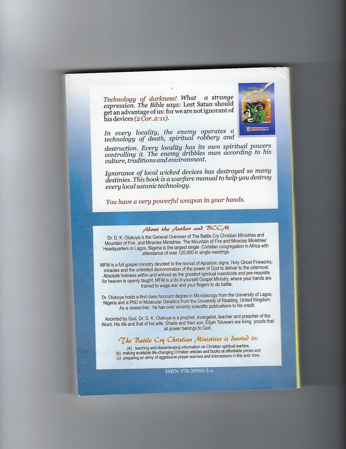 Dealing with Local Satanic Technology