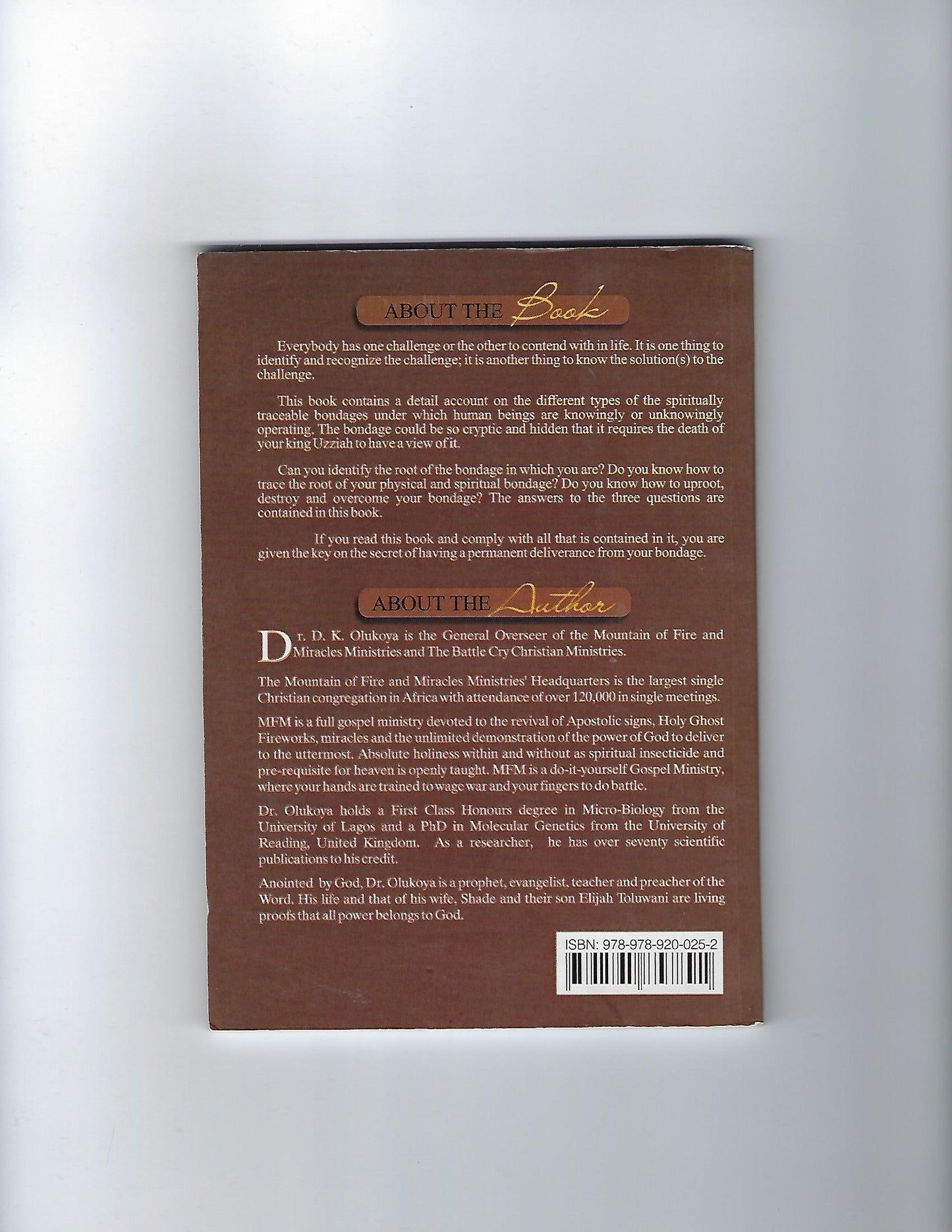 Deliverance from Multiple Bondage