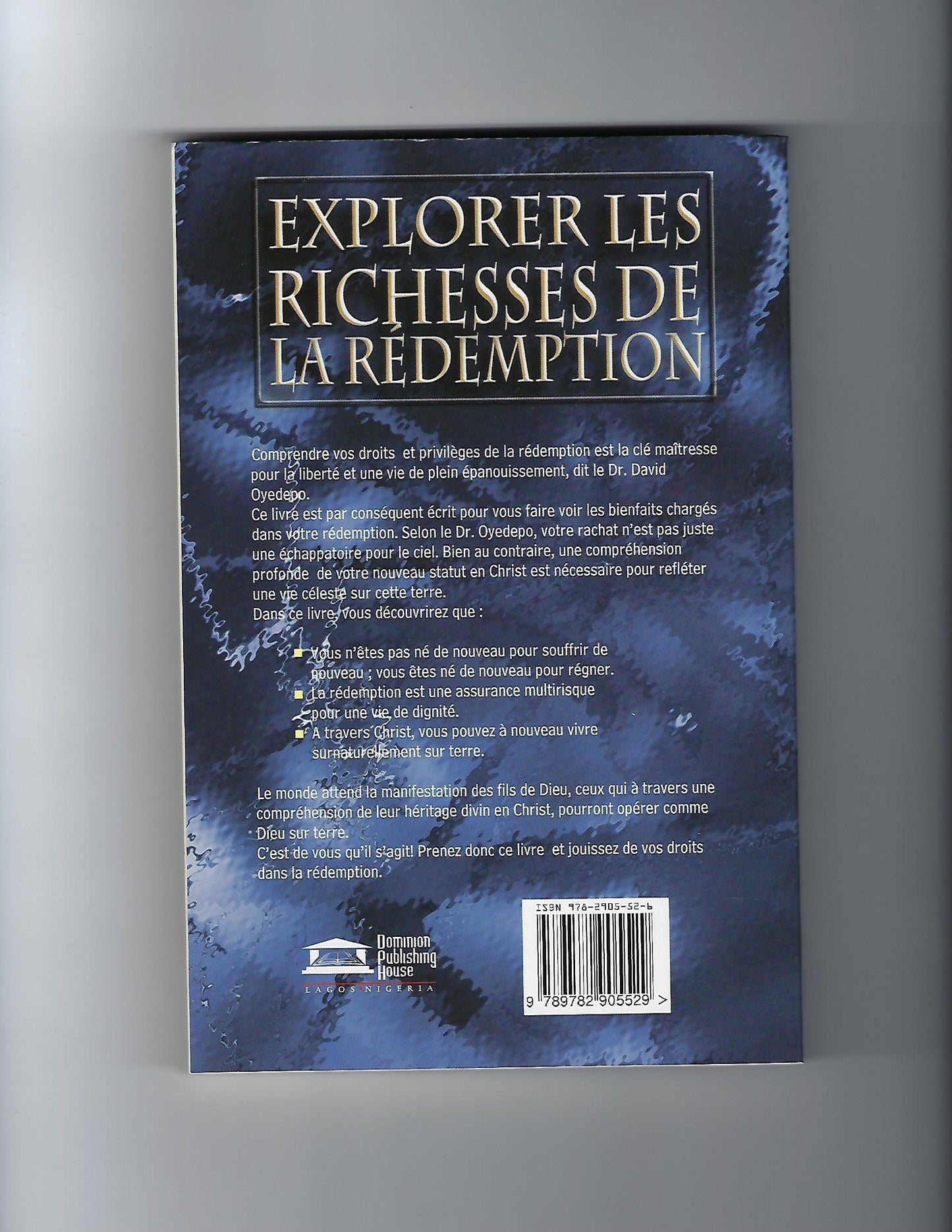 Explorer Les Richersses De La Redemption
