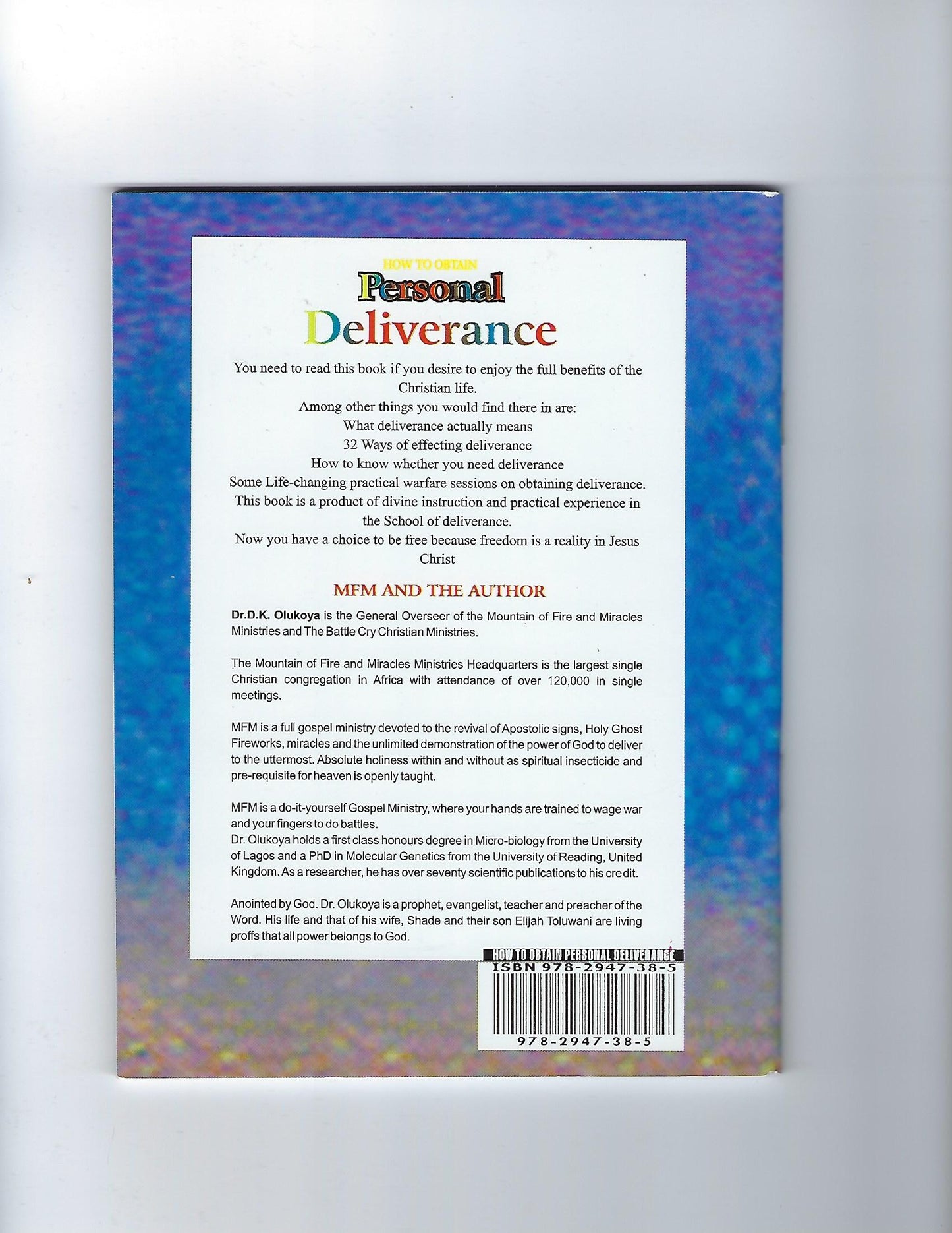 How To Obtain Personal Deliverance