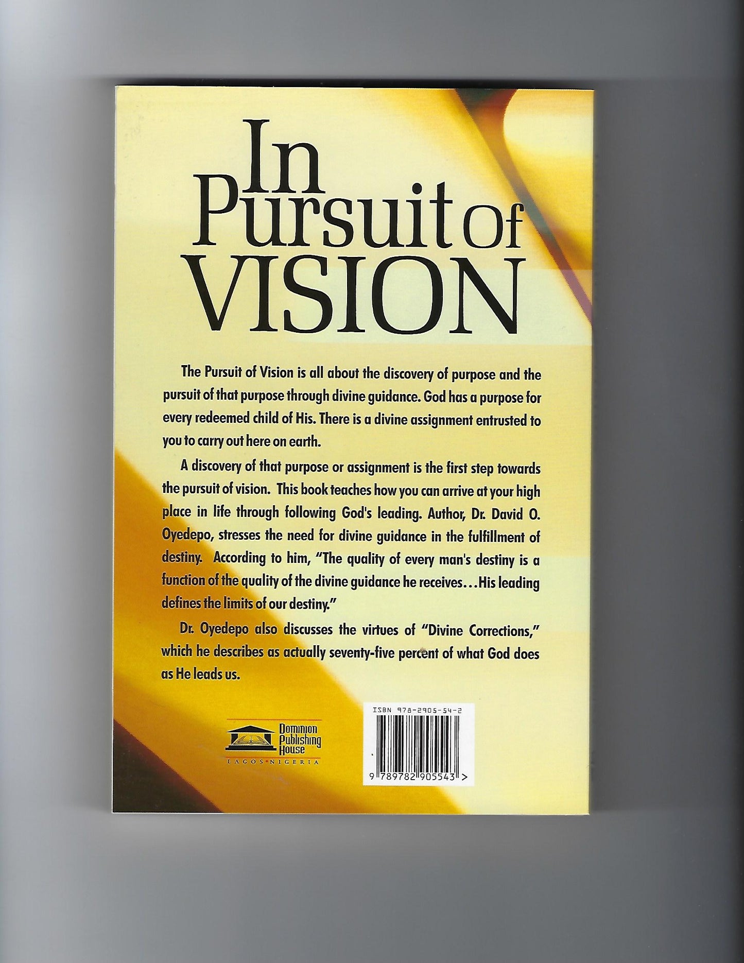 In Pursuit of Vision
