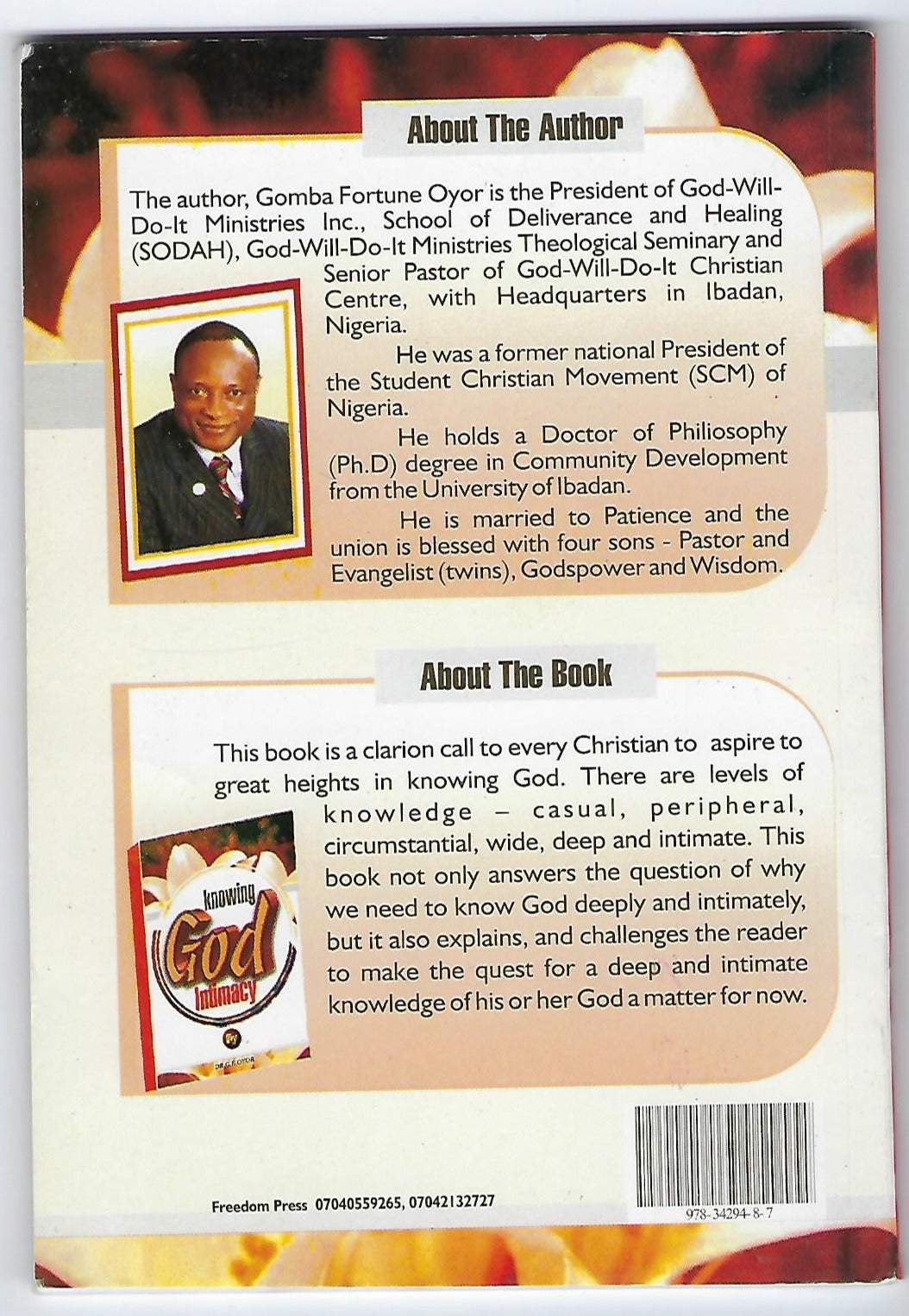 Knowing God Intimately