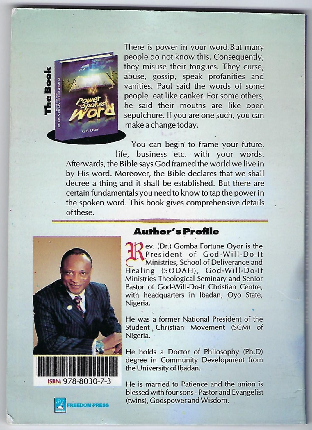 Power in the Spoken Word