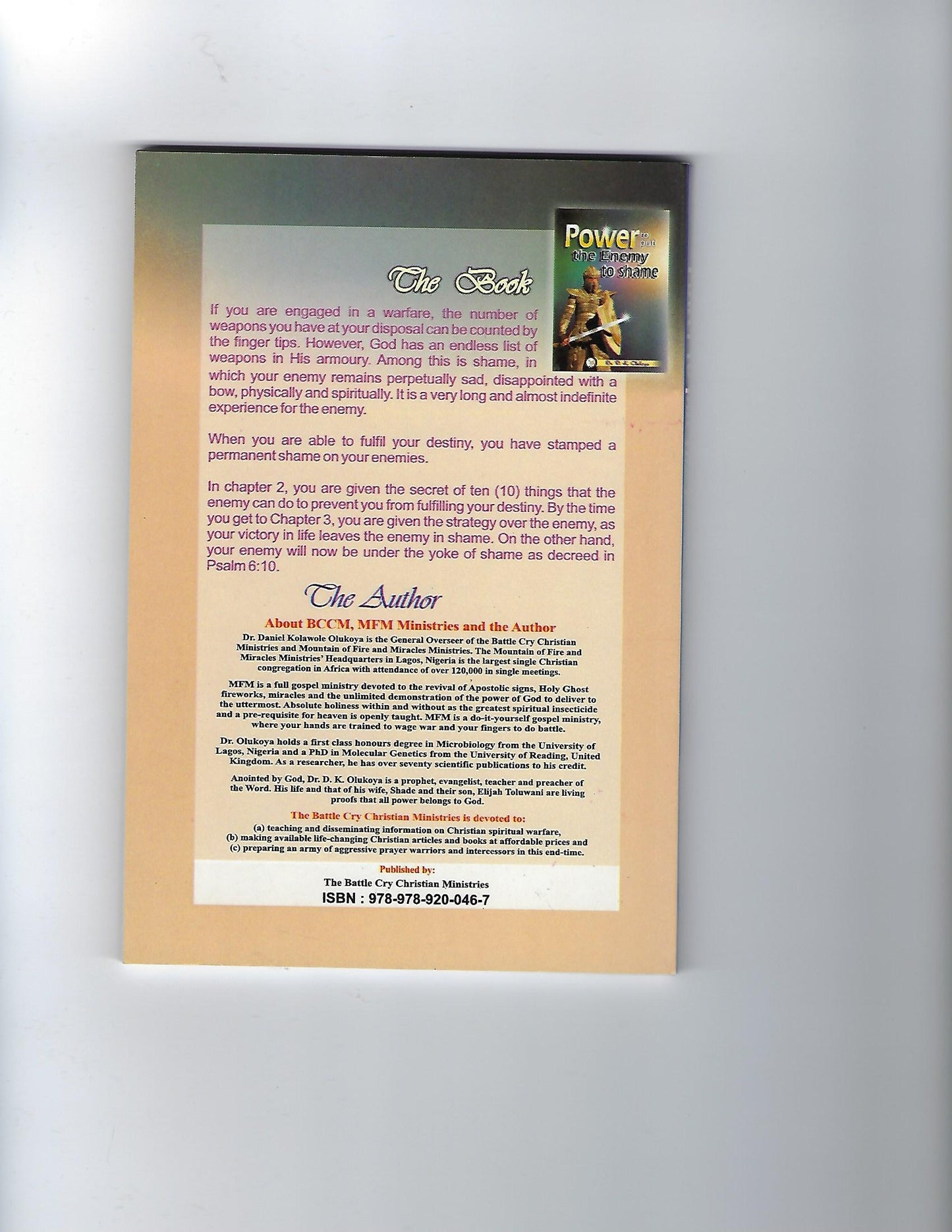 Power to Put the Enemy to Shame