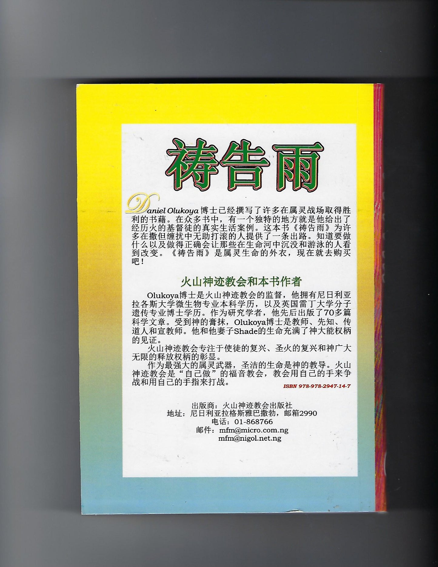 Prayer Rain (Chinese Edition)