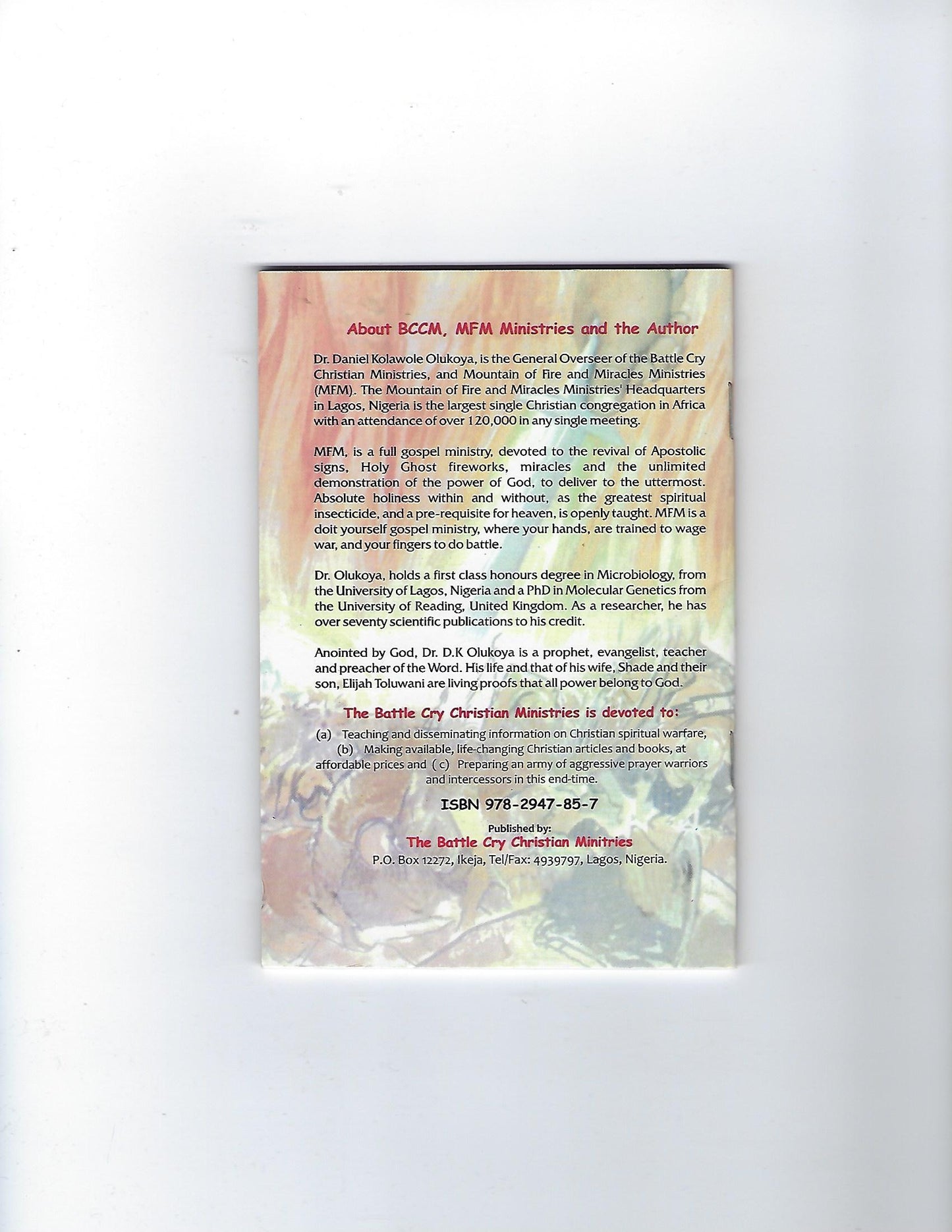 The Lord is A Man of War