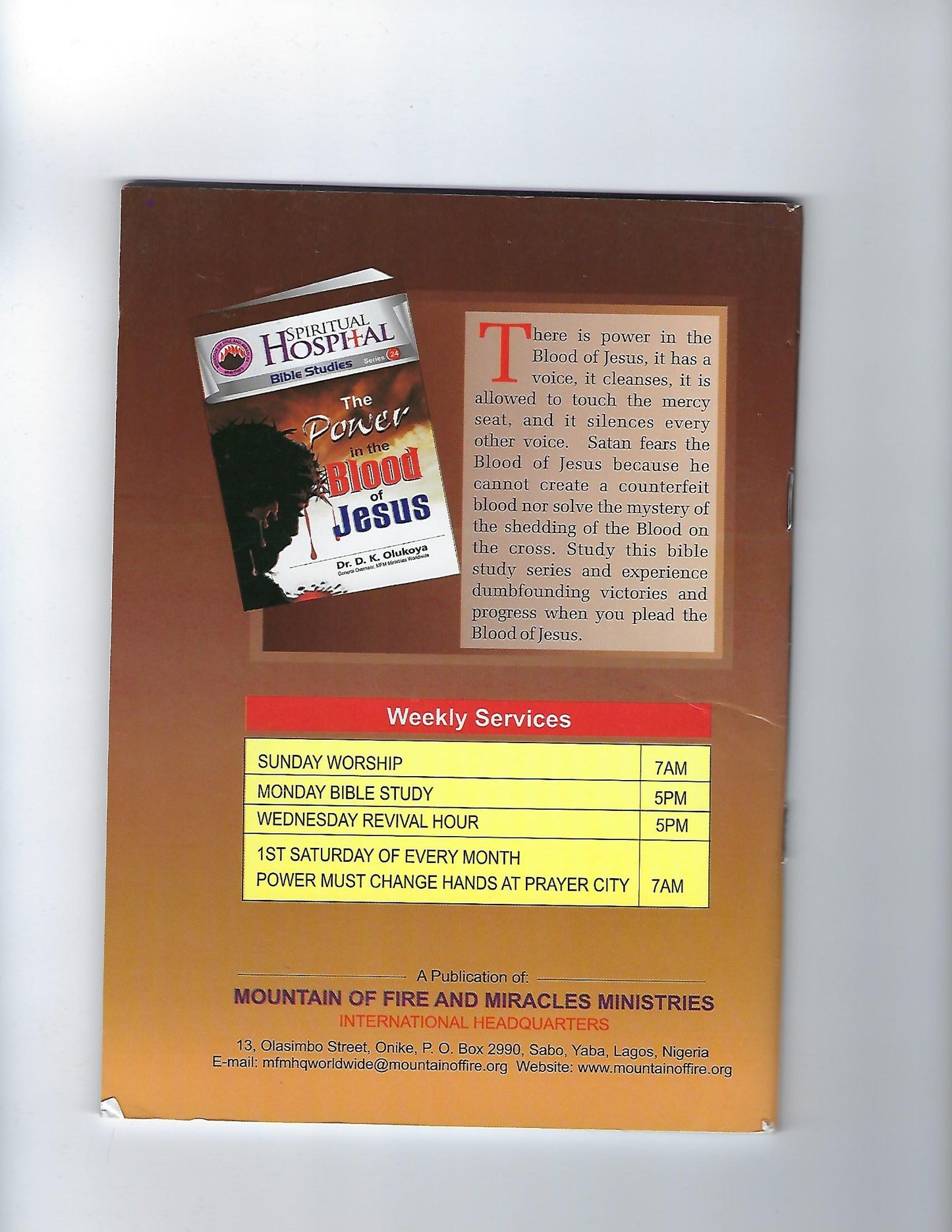 The Power in the Blood of Jesus