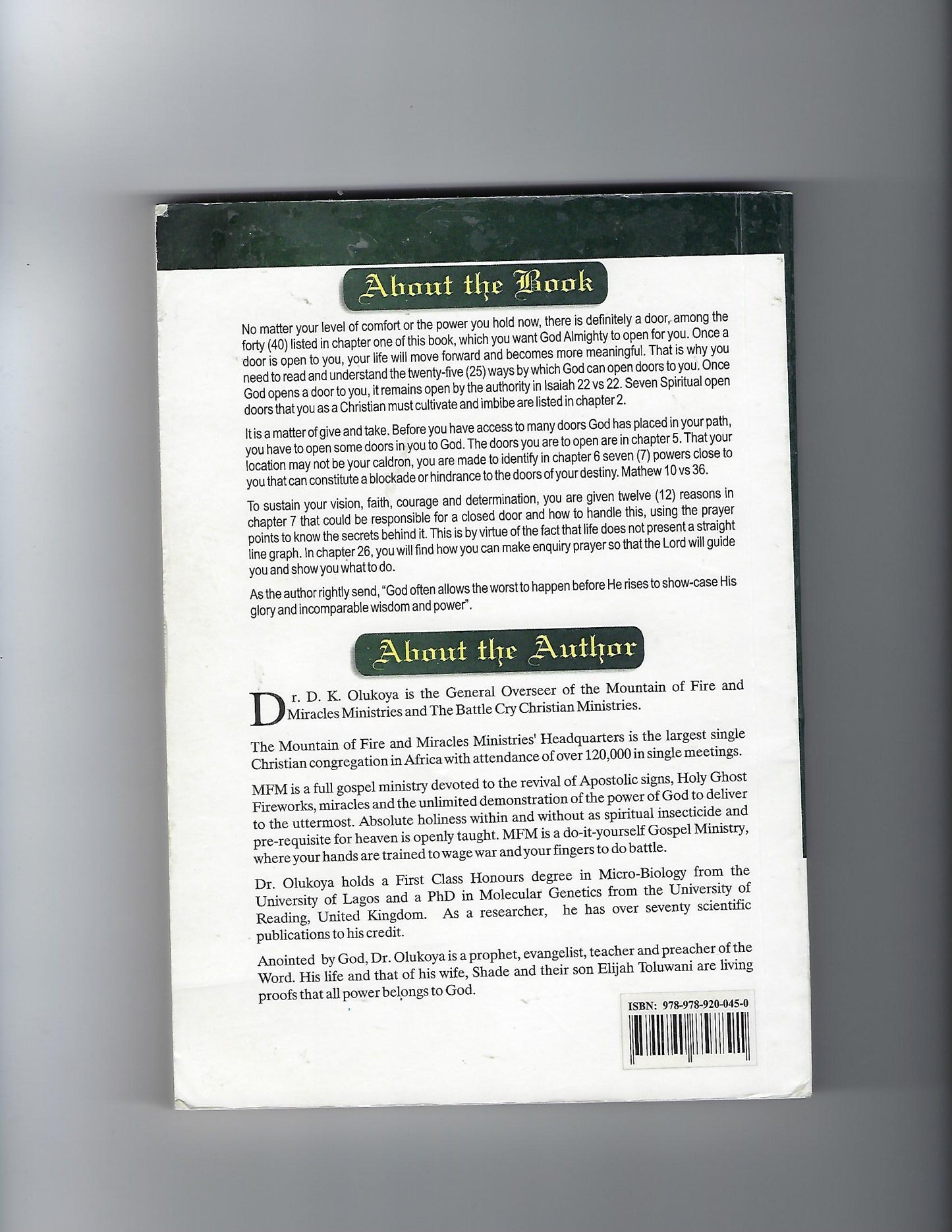 When One Door Closes Another Door Opens