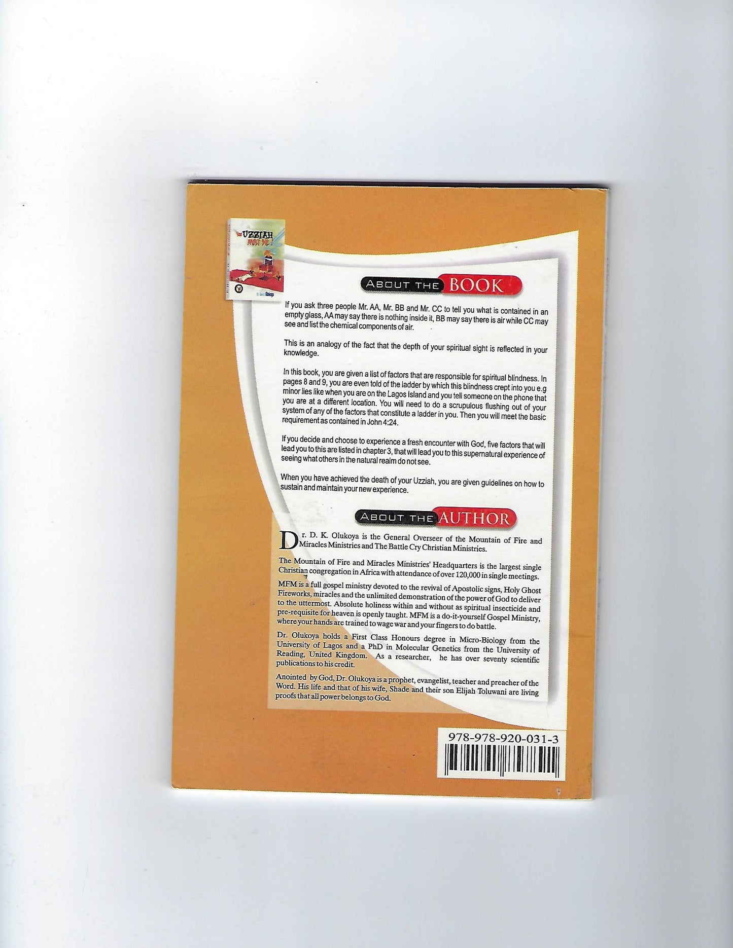 Your Uzziah Must Die