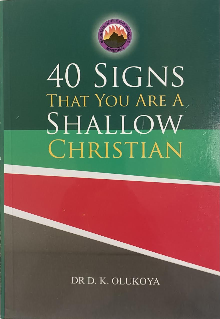 40 Signs That You Are A Shallow Christian