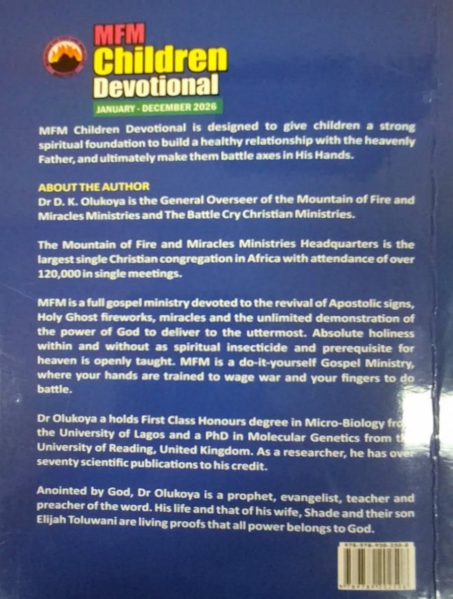 MFM Children's Devotional 2026 Edition