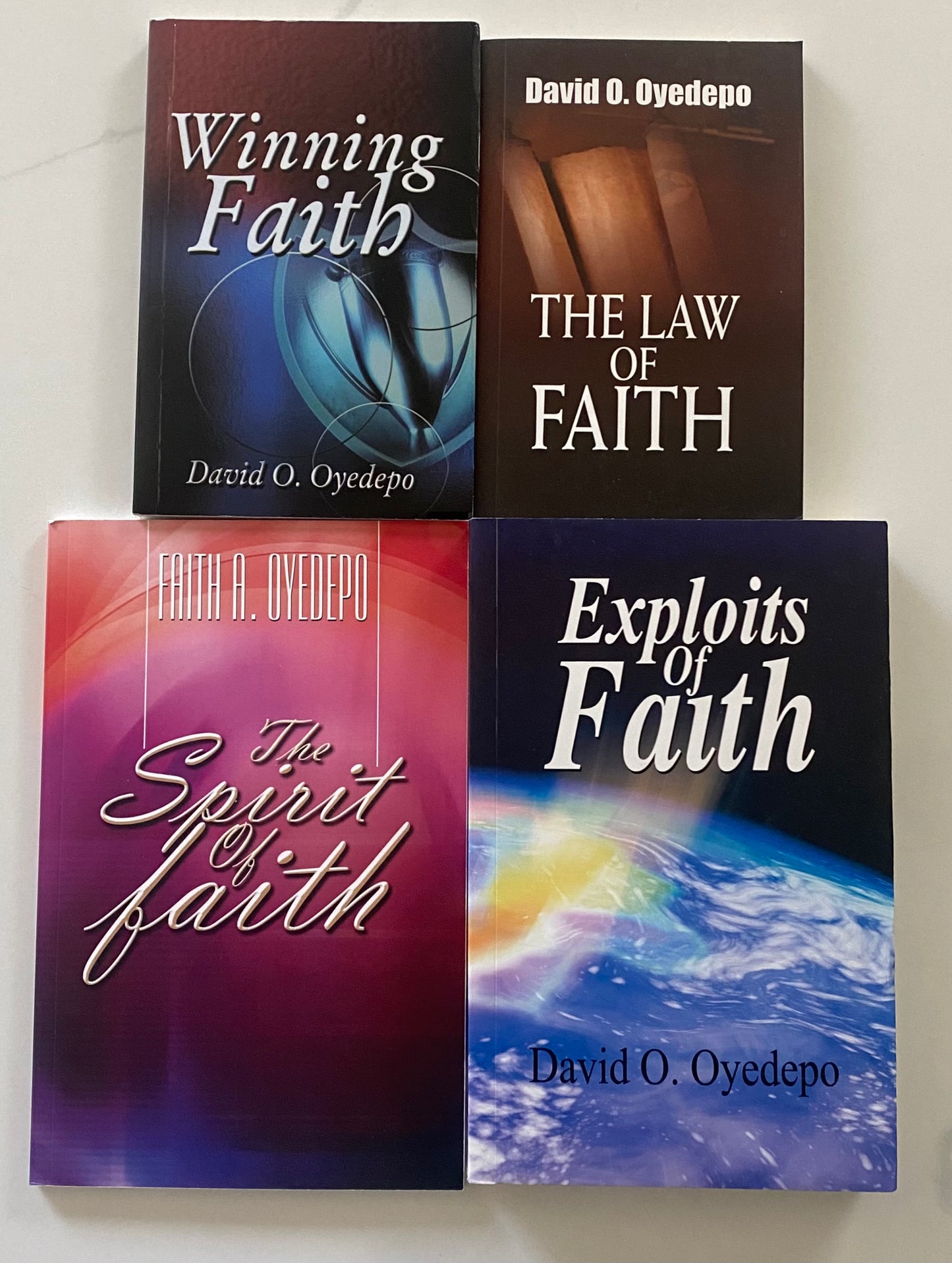 The Spirit of Faith, Winning Faith, The Law of Faith, and Exploits of Faith Combo