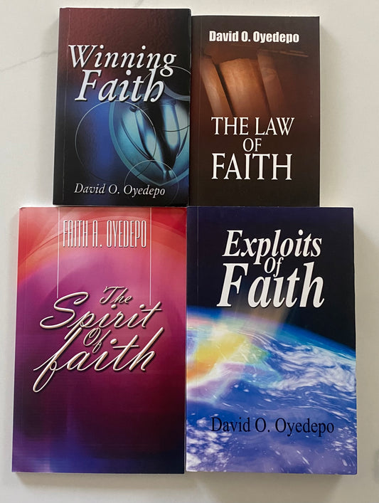 The Spirit of Faith, Winning Faith, The Law of Faith, and Exploits of Faith Combo