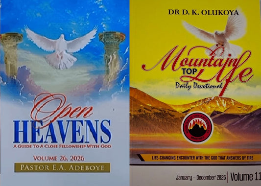 Open Heavens 2026 and Mountain Top Life Daily Devotional 2026 Combo