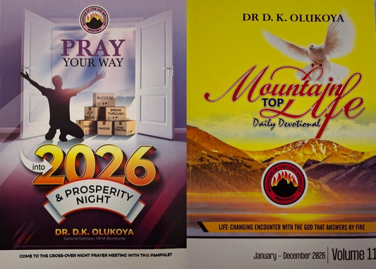 Mountain Top Life Daily Devotional and Pray Your Way into 2026 & Prosperity Night Combo
