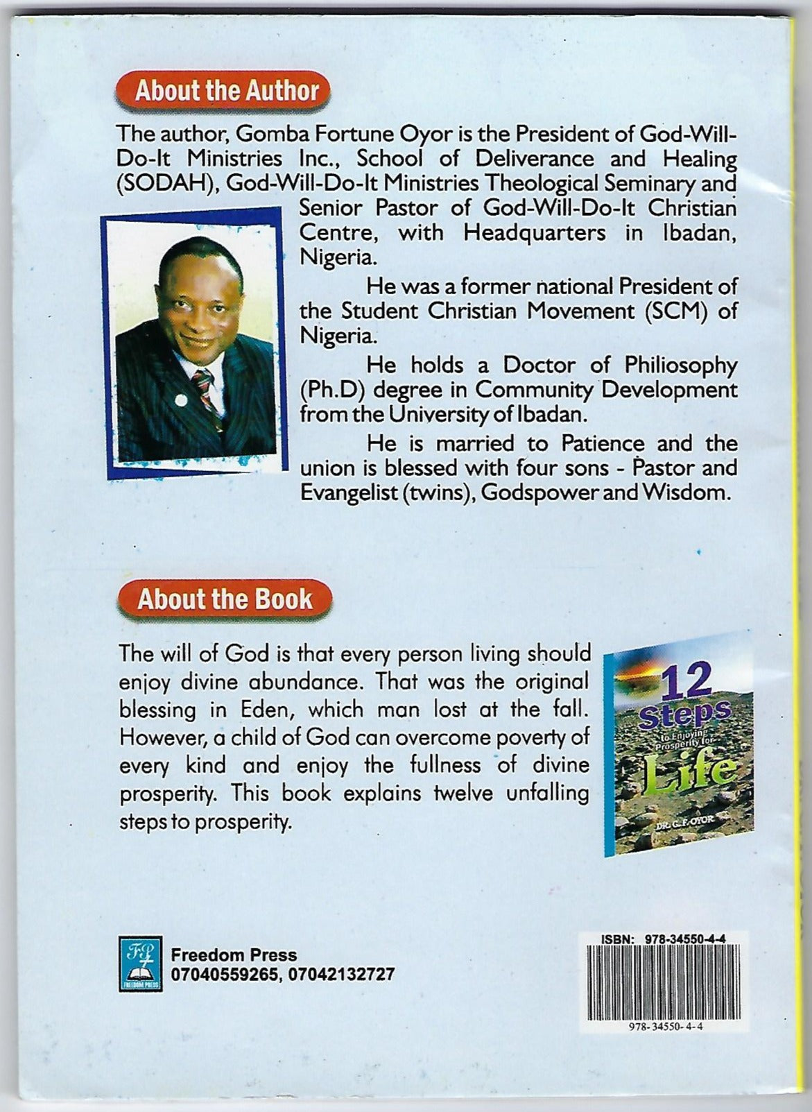 12 Steps to Enjoying Prosperity for Life