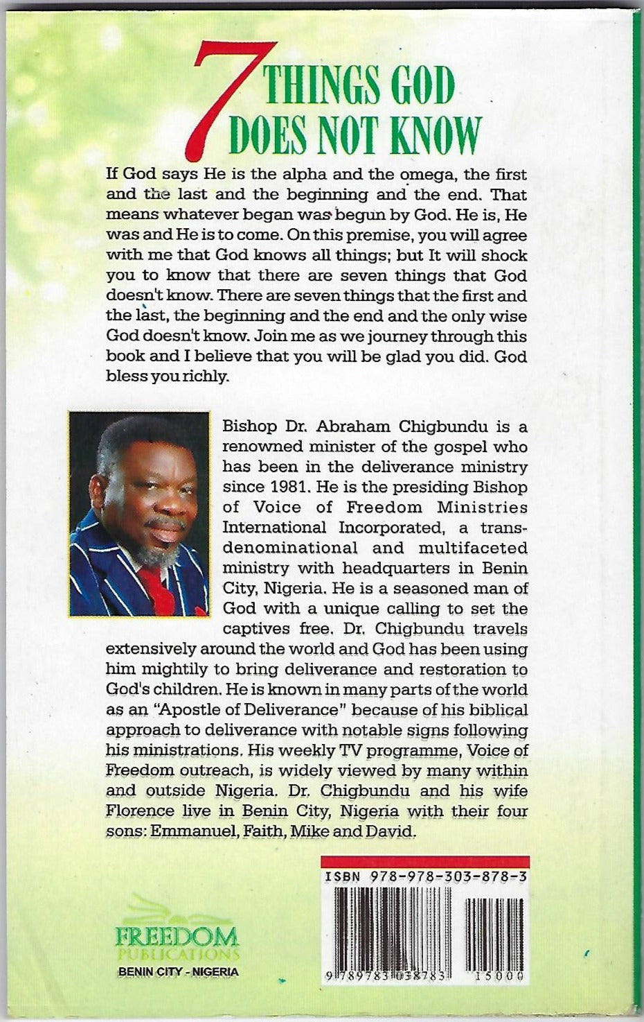 7 Things God Does Not Know