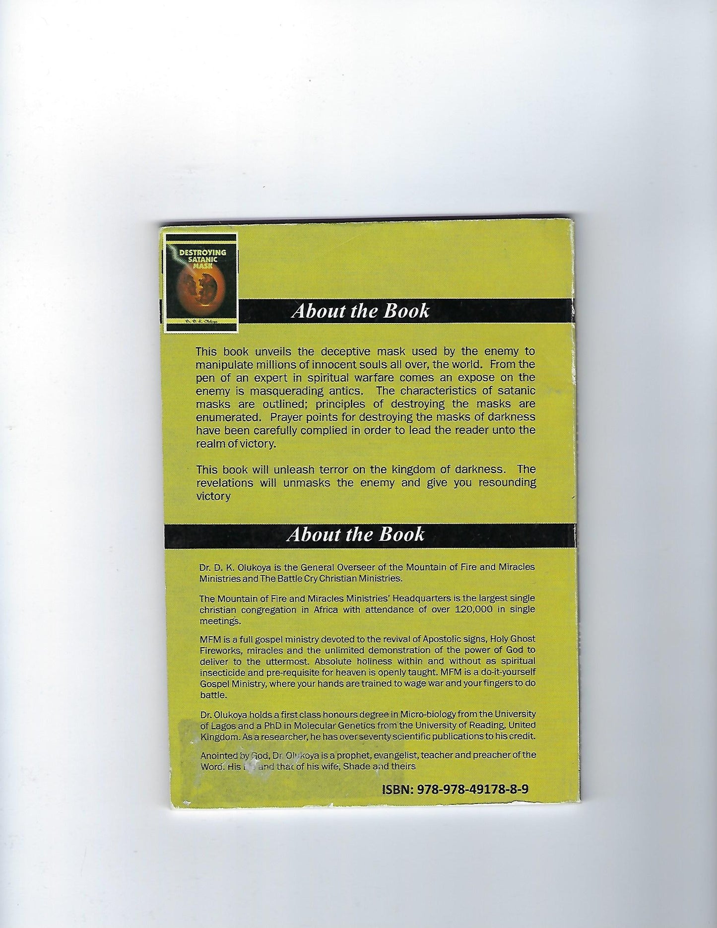 Destroying Satanic Mask