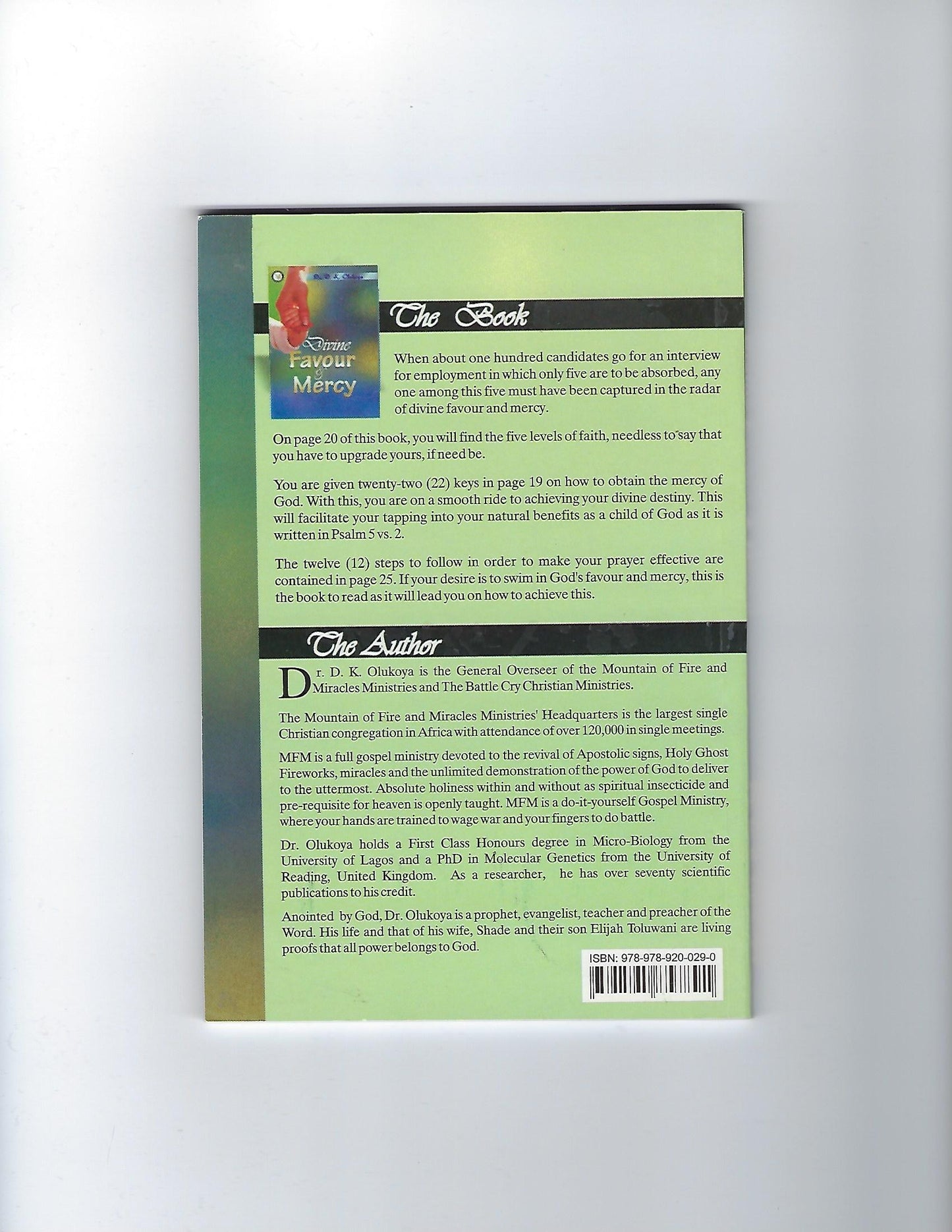 Divine Favour & Mercy