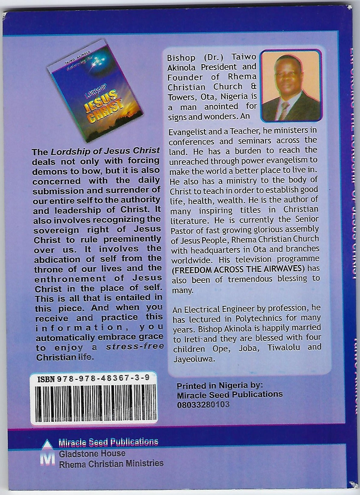 Enforcing the Lordship of Jesus Christ