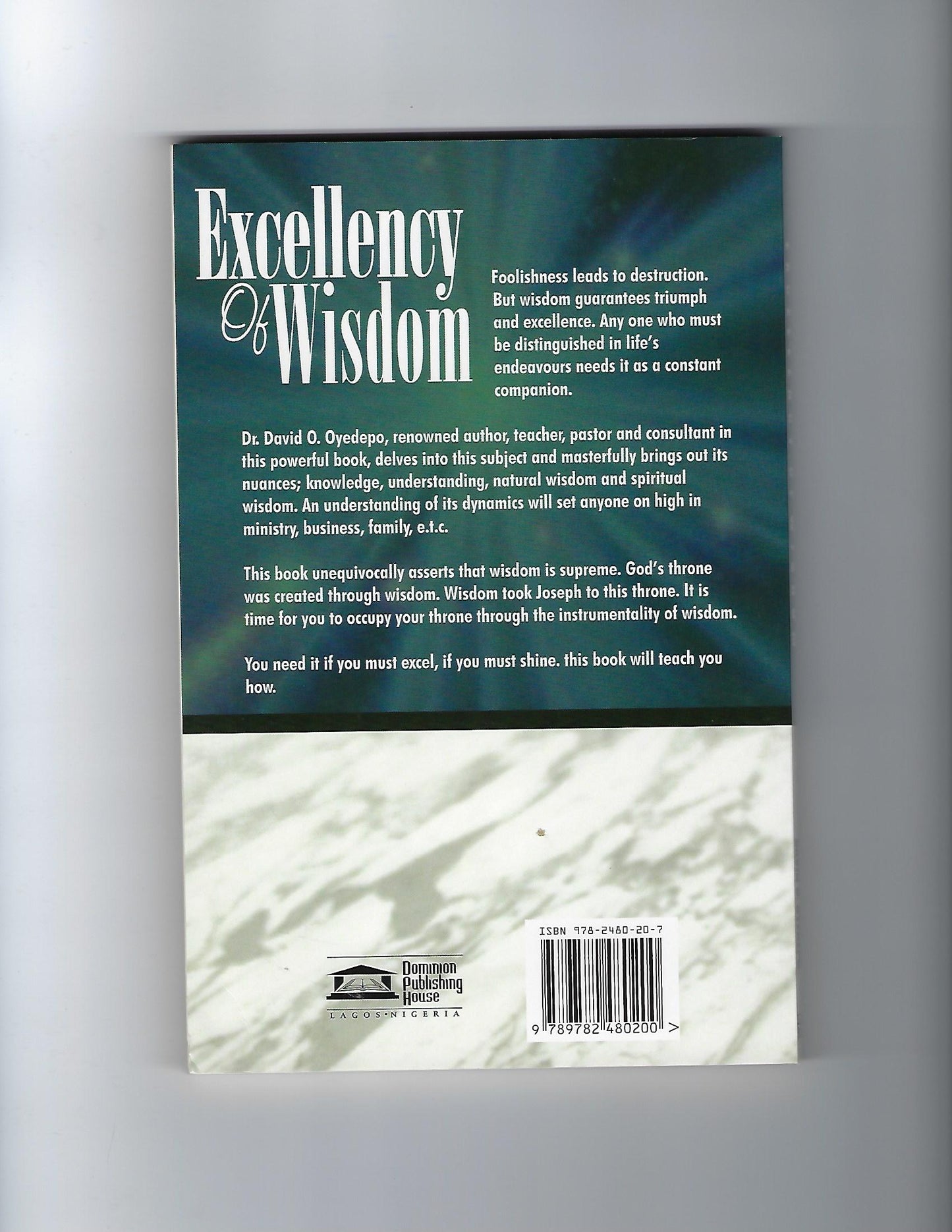 Excellency of Wisdom