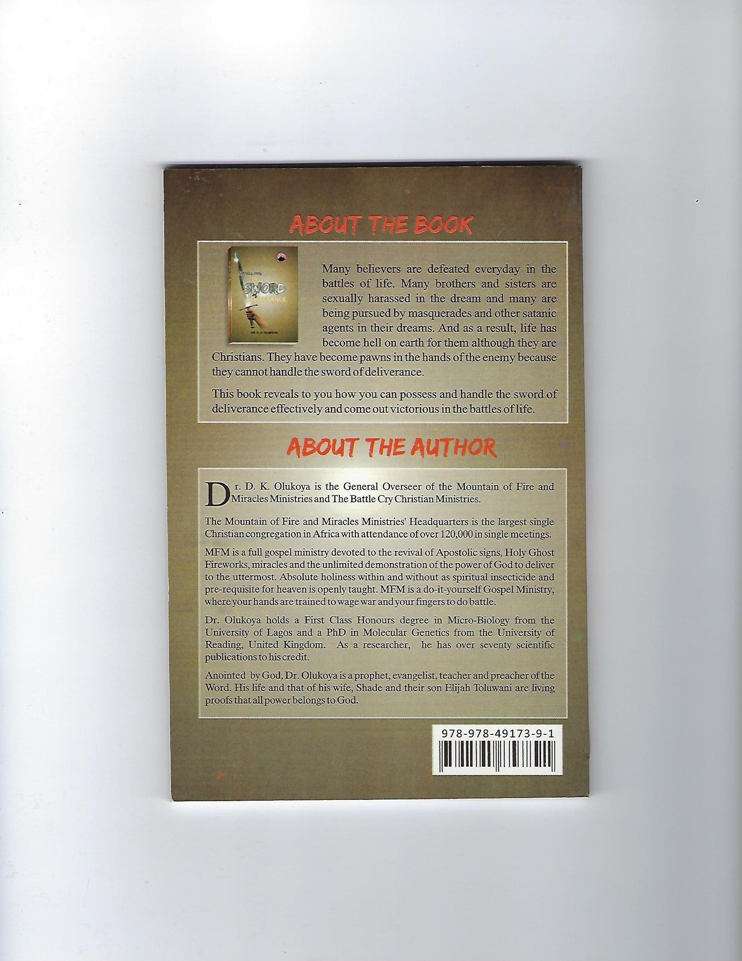 Handling the Sword of Deliverance