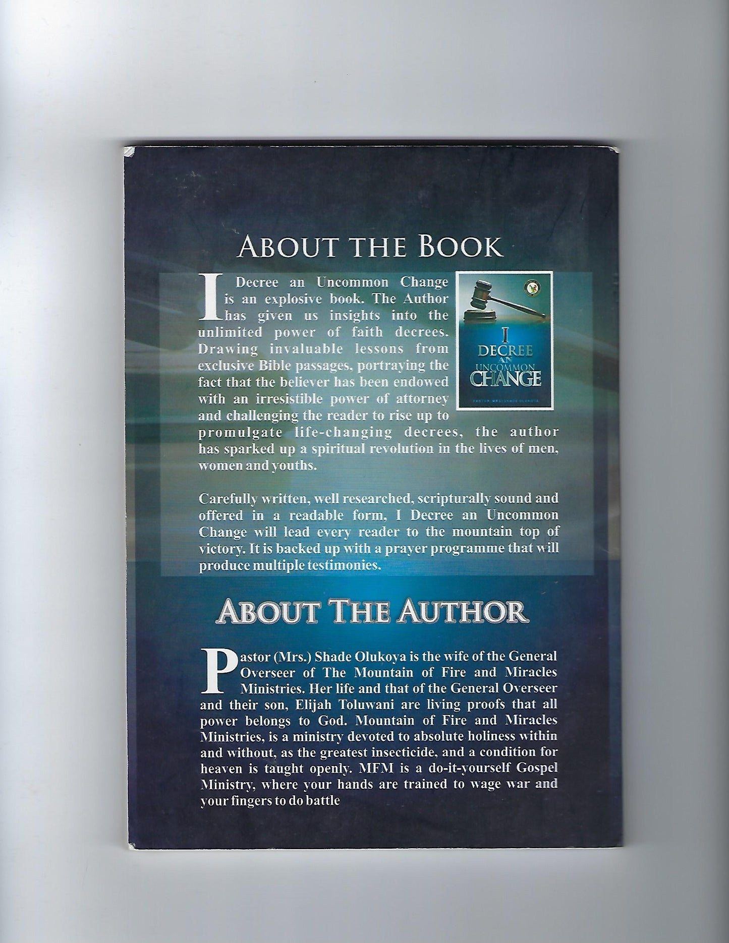 I Decree an Uncommon Change