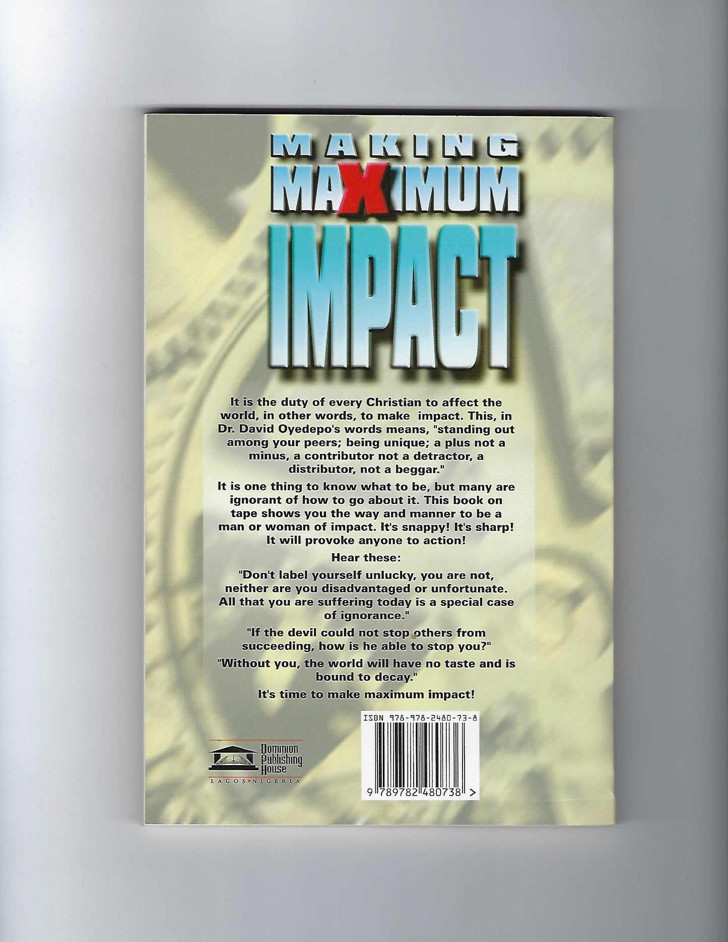 Making Maximum Impact