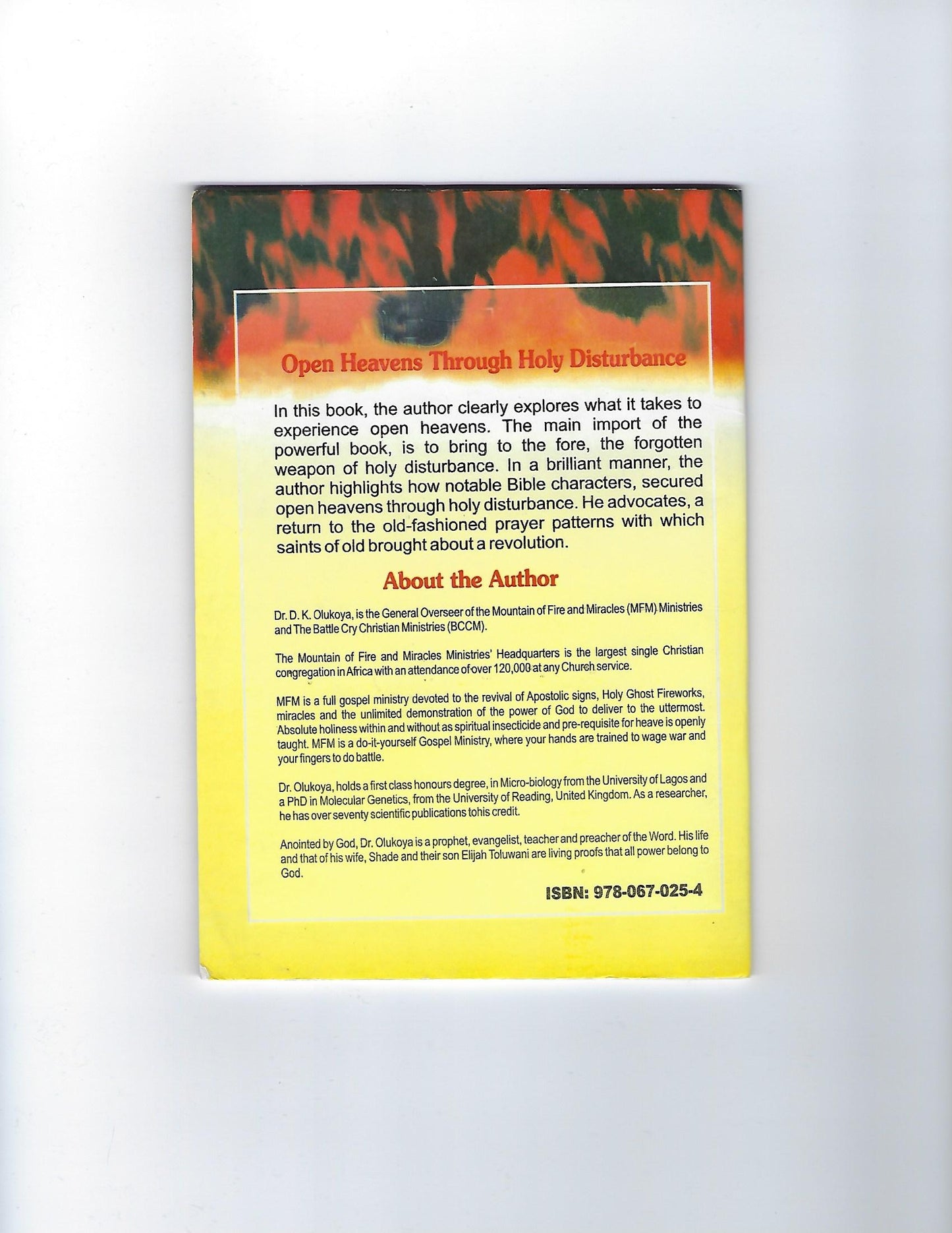 Open Heavens Through Holy Disturbance