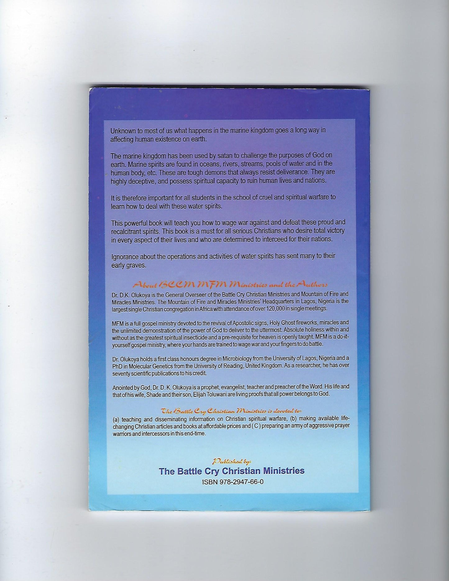 Power Against Marine Spirits