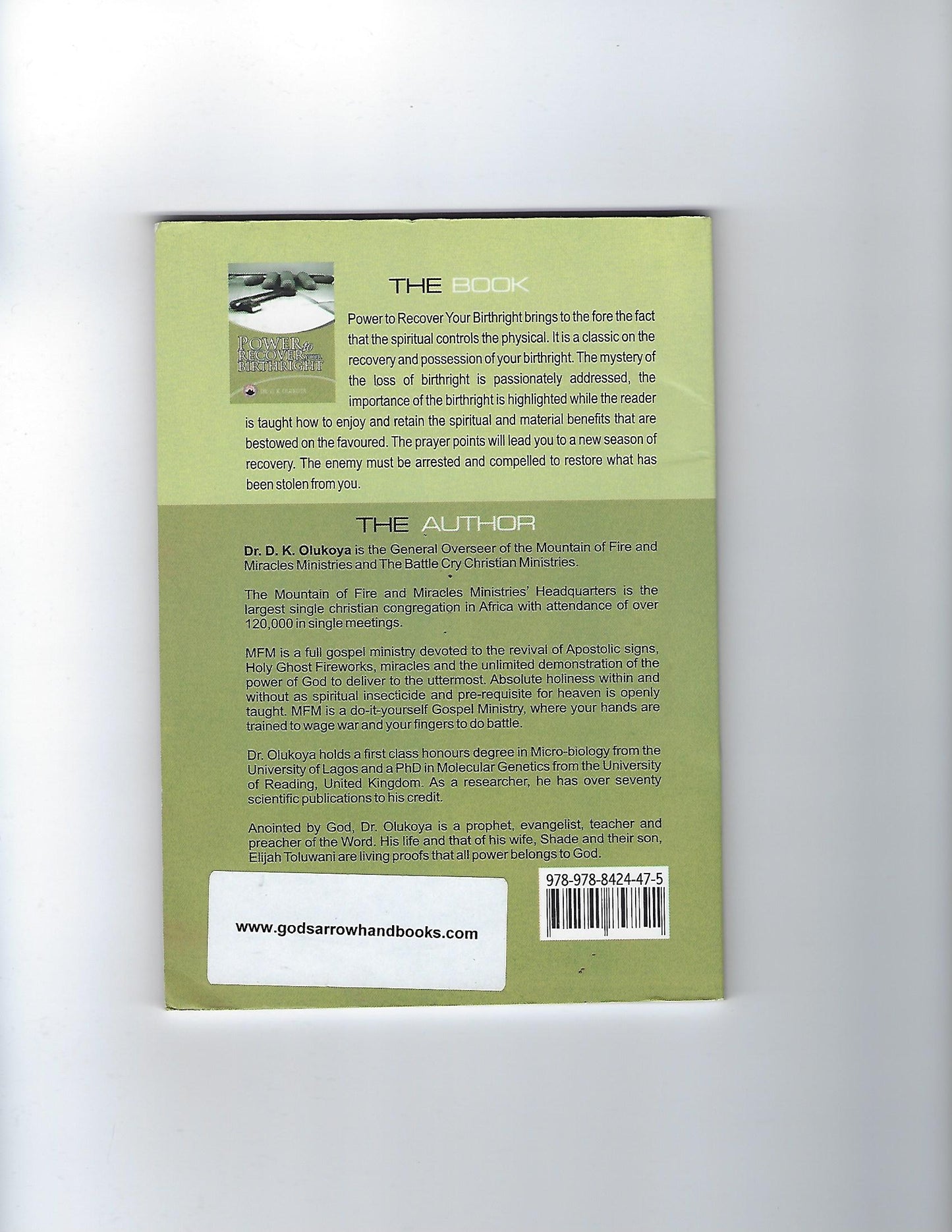 Power to Recover Your Birthright