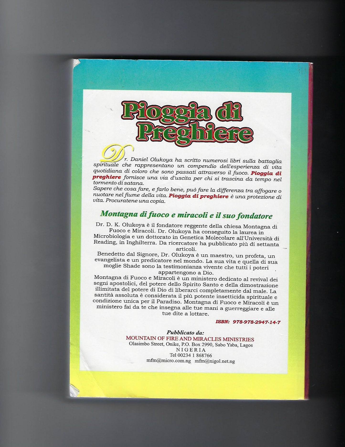 Prayer Rain (Italian Edition)