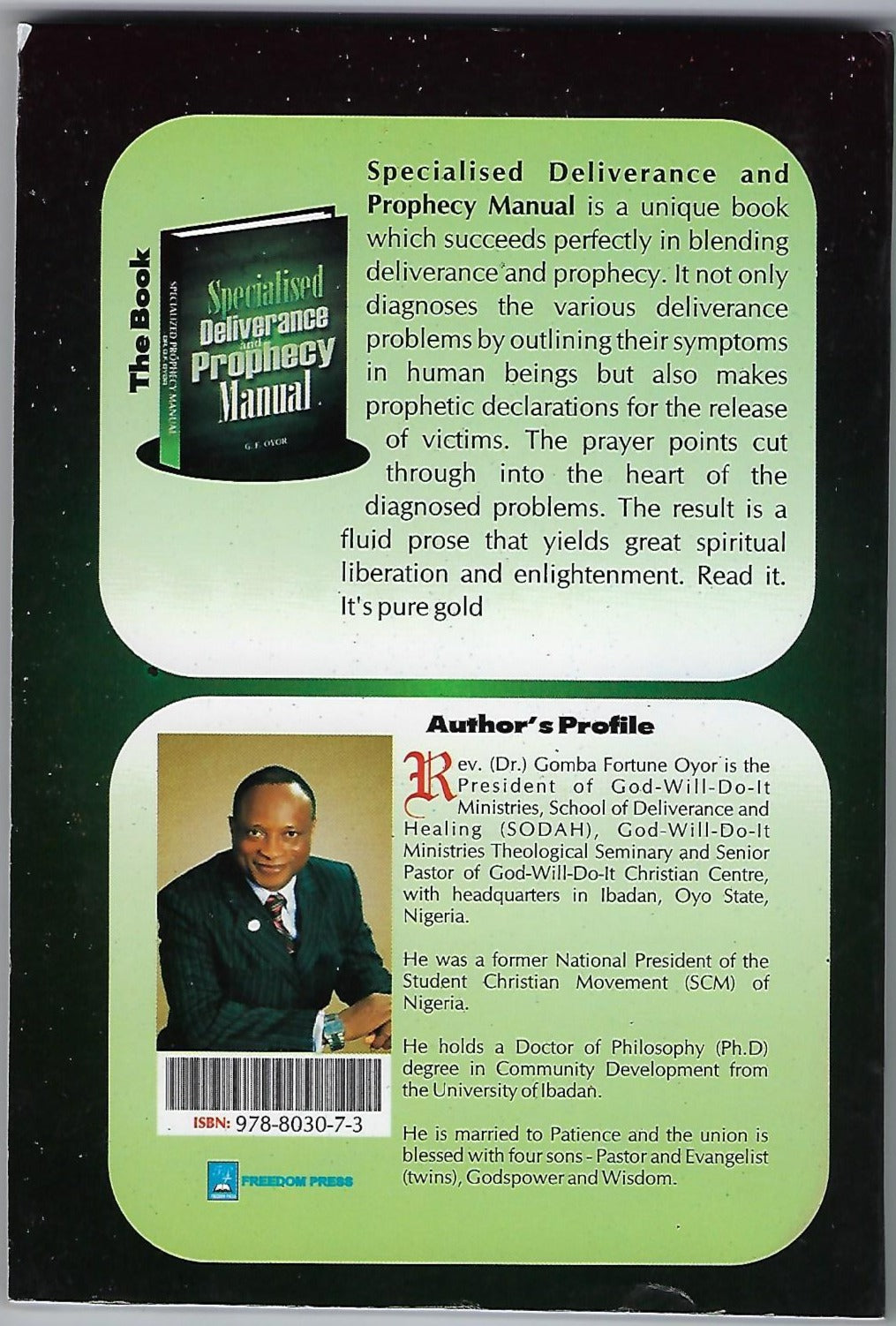 Specialized Deliverance and Prophecy Manual