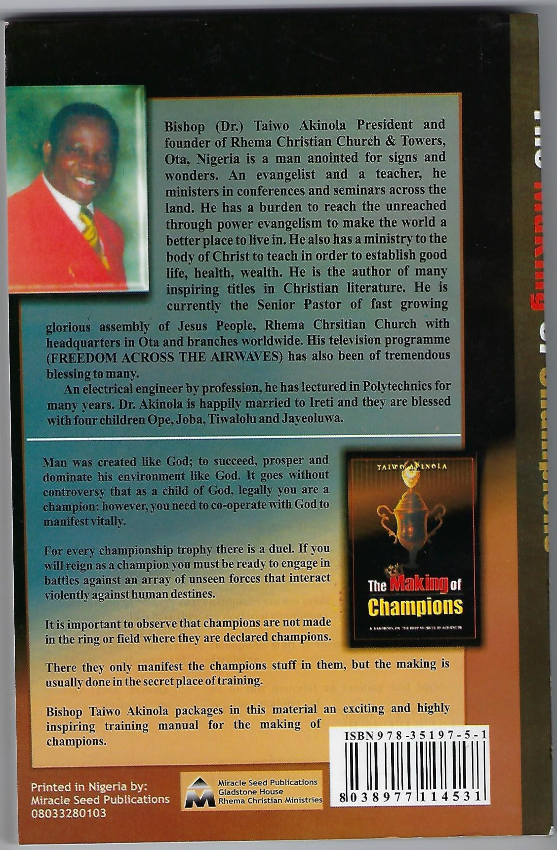 The Making of Champions: A Handbook on the Deep Secrets of Achievers