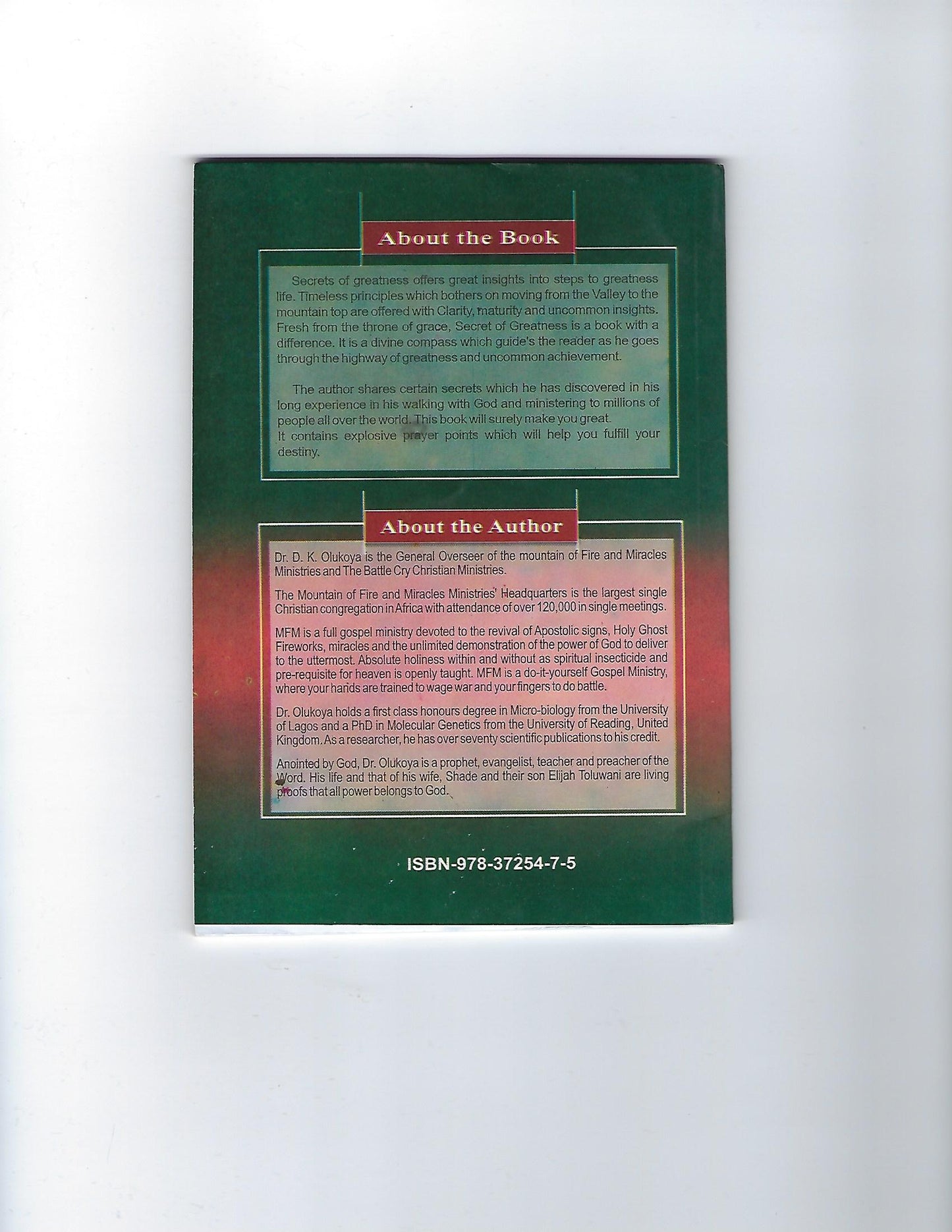 The Secret Greatness