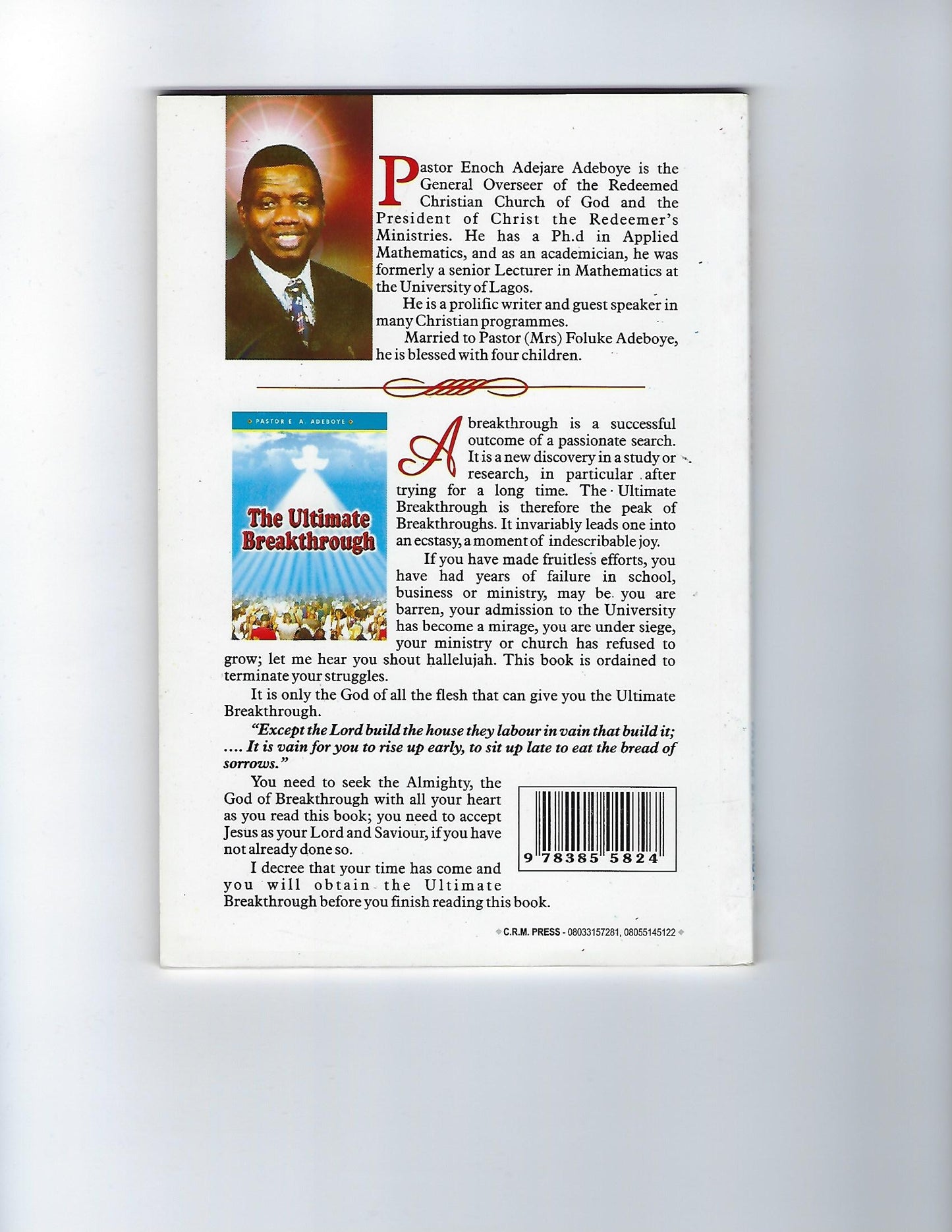 The Ultimate Breakthrough