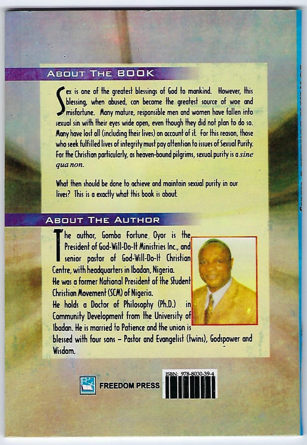 Towards Sexual Purity